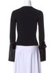Jonathan Simkhai Crew Neck Long Sleeve Top
