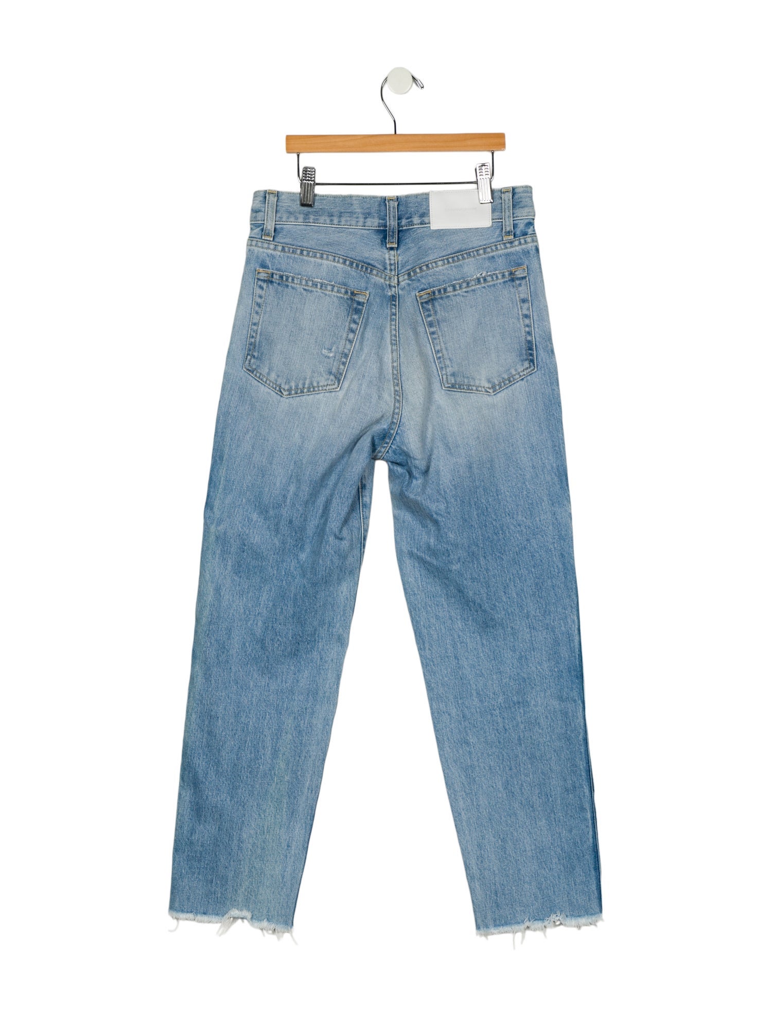 Jonathan Simkhai High-Rise Straight Leg Jeans