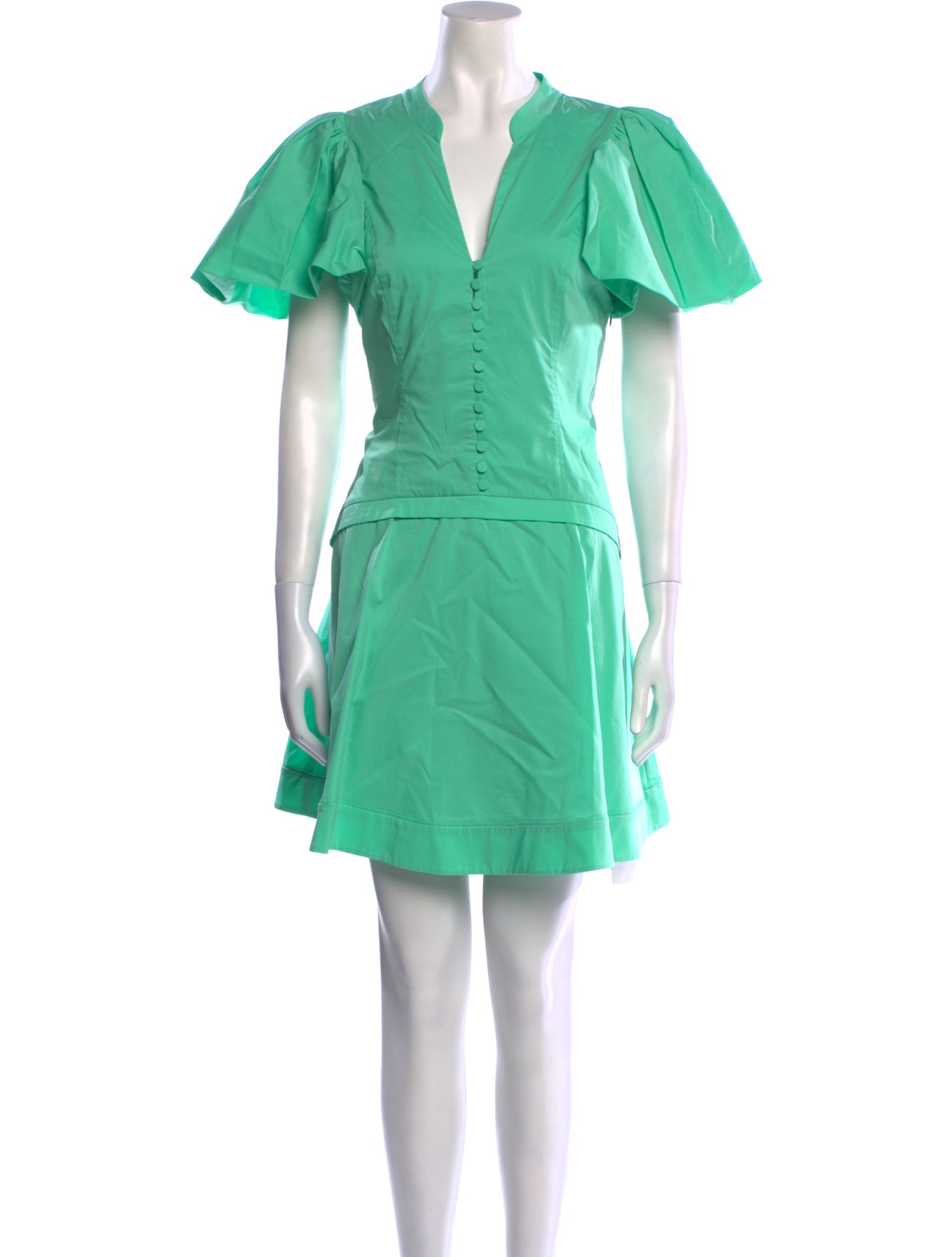 Jonathan Simkhai V-Neck Mini Dress