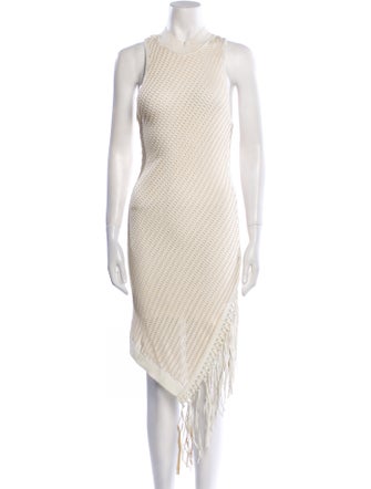 Jonathan Simkhai Mock Neck Long Dress