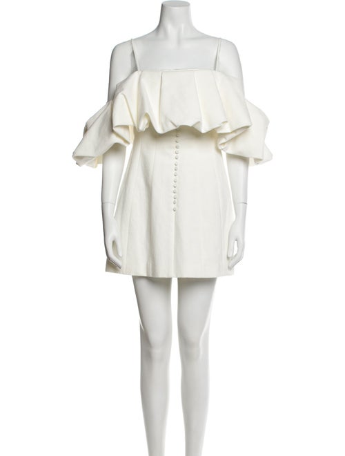 Jonathan Simkhai Square Neckline Mini Dress