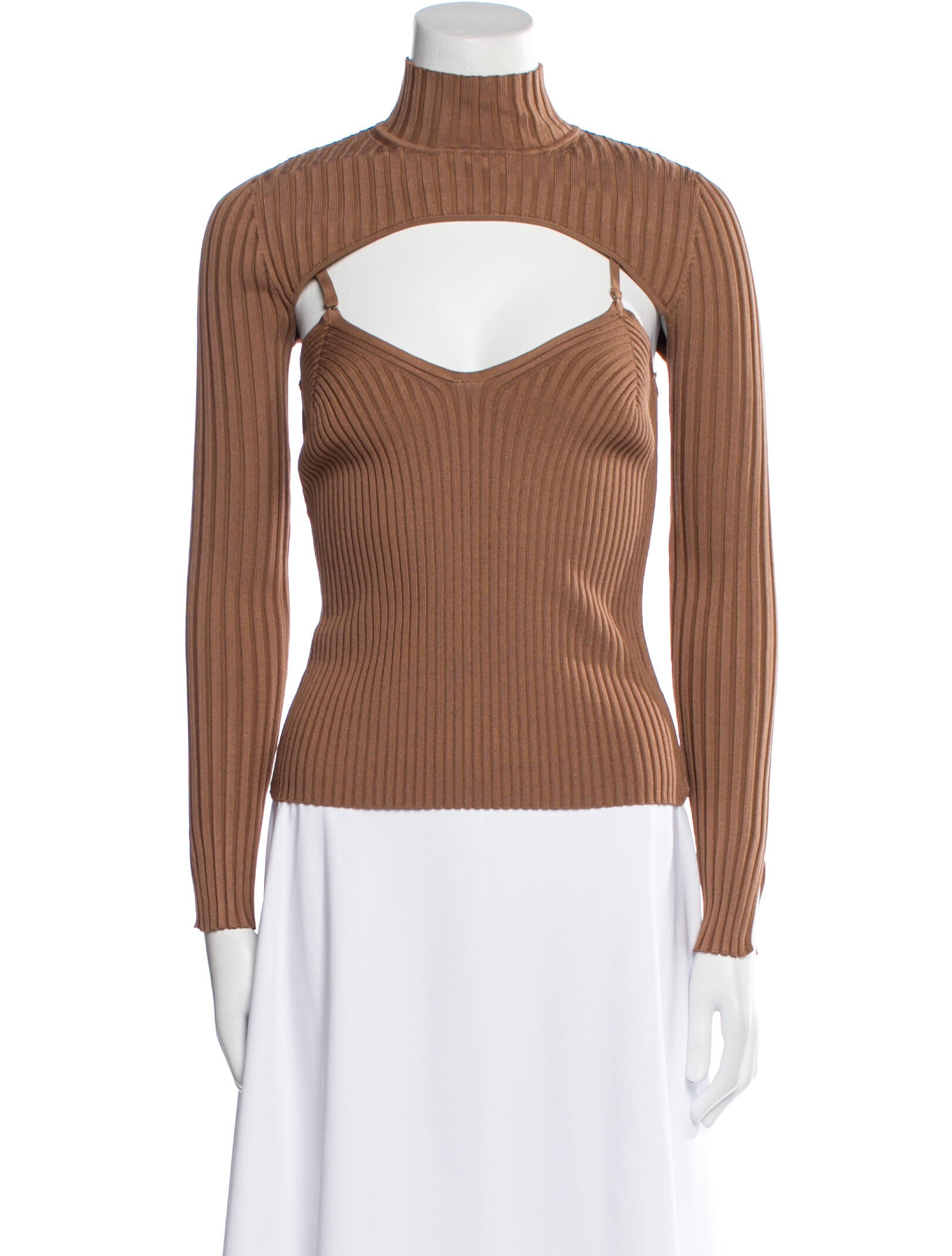 Jonathan Simkhai Turtleneck Long Sleeve Top
