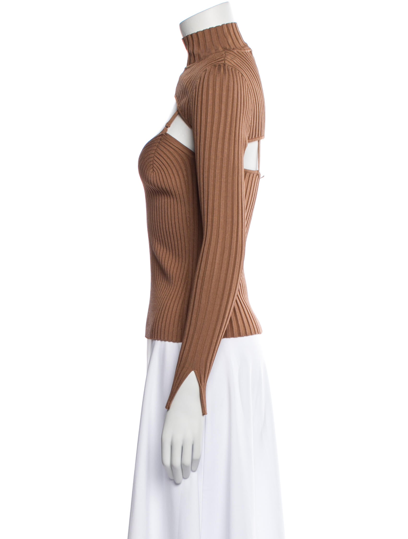 Jonathan Simkhai Turtleneck Long Sleeve Top