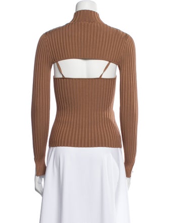 Jonathan Simkhai Turtleneck Long Sleeve Top