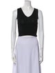 Jonathan Simkhai V-Neck Sleeveless Crop Top
