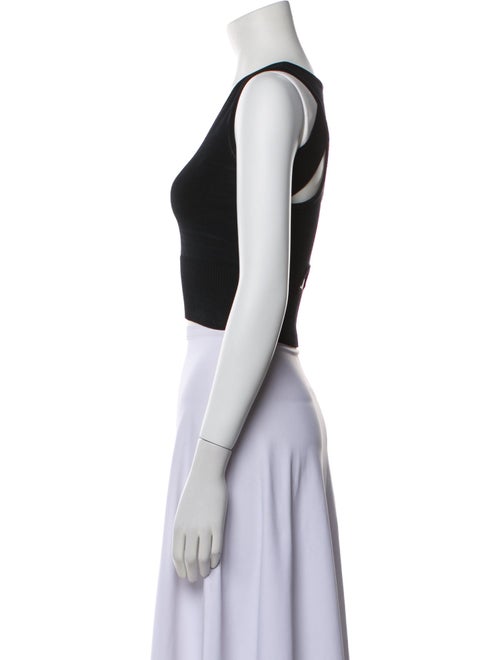 Jonathan Simkhai V-Neck Sleeveless Crop Top