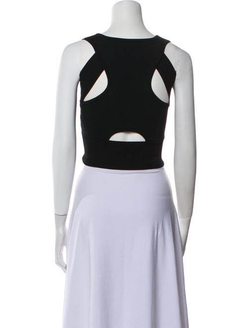 Jonathan Simkhai V-Neck Sleeveless Crop Top
