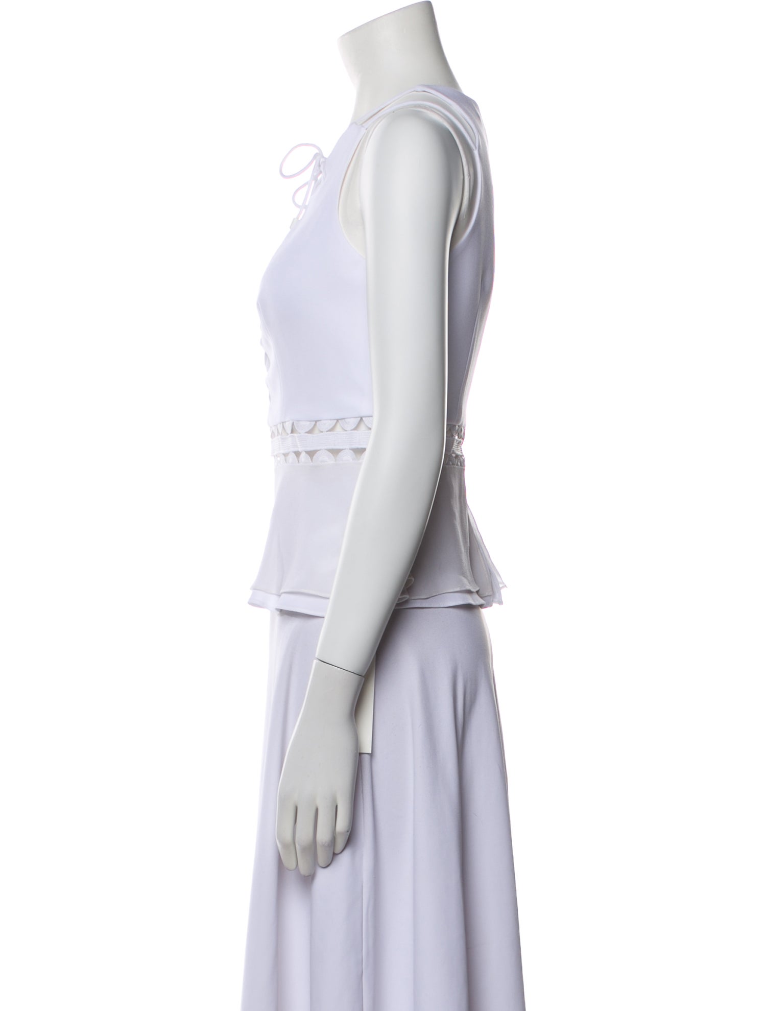 Jonathan Simkhai Halterneck Sleeveless Crop Top