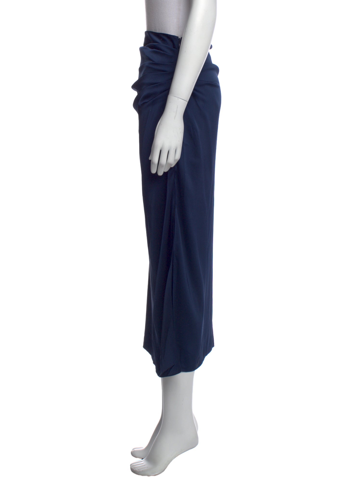 Jonathan Simkhai Pleated Accents Midi Length Skirt