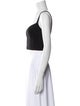 Jonathan Simkhai Square Neckline Sleeveless Crop Top