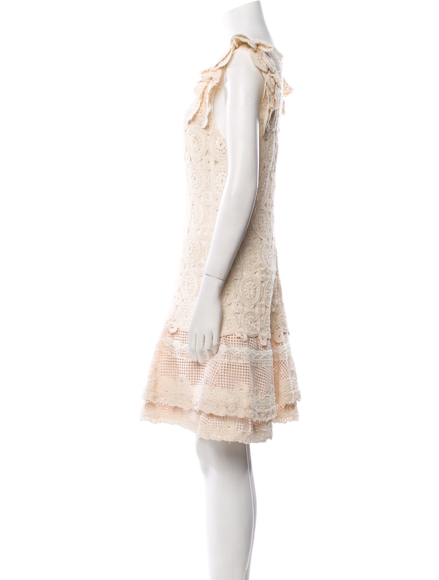 Jonathan Simkhai Scoop Neck Mini Dress