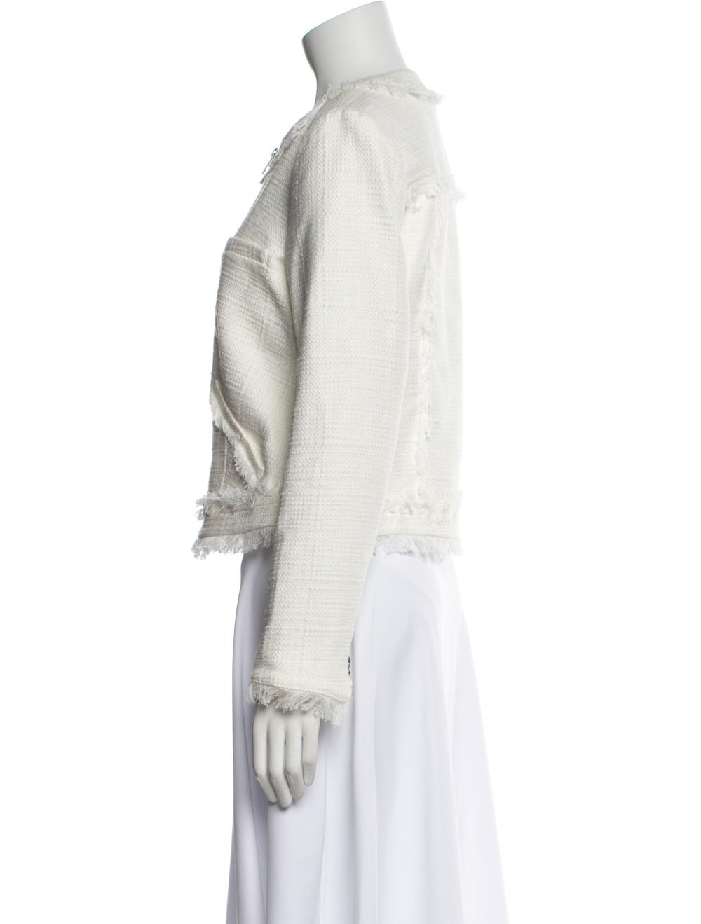 Jonathan Simkhai Evening Jacket Neutrals Fringe T… - image 2