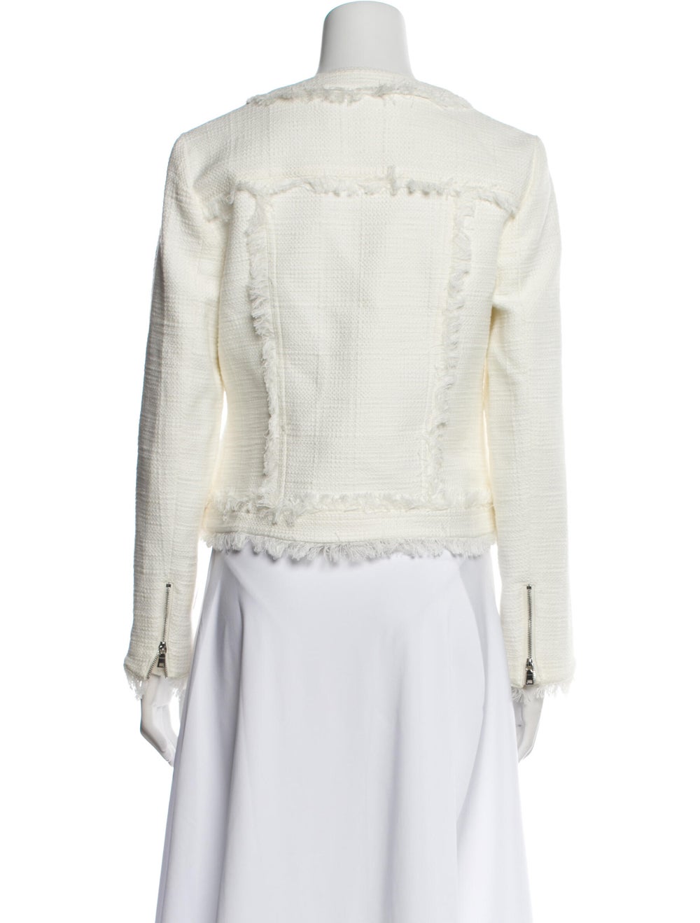 Jonathan Simkhai Evening Jacket Neutrals Fringe T… - image 3