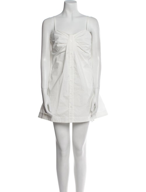 Jonathan Simkhai Square Neckline Mini Dress