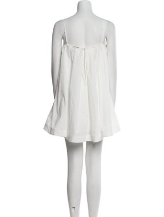 Jonathan Simkhai Square Neckline Mini Dress