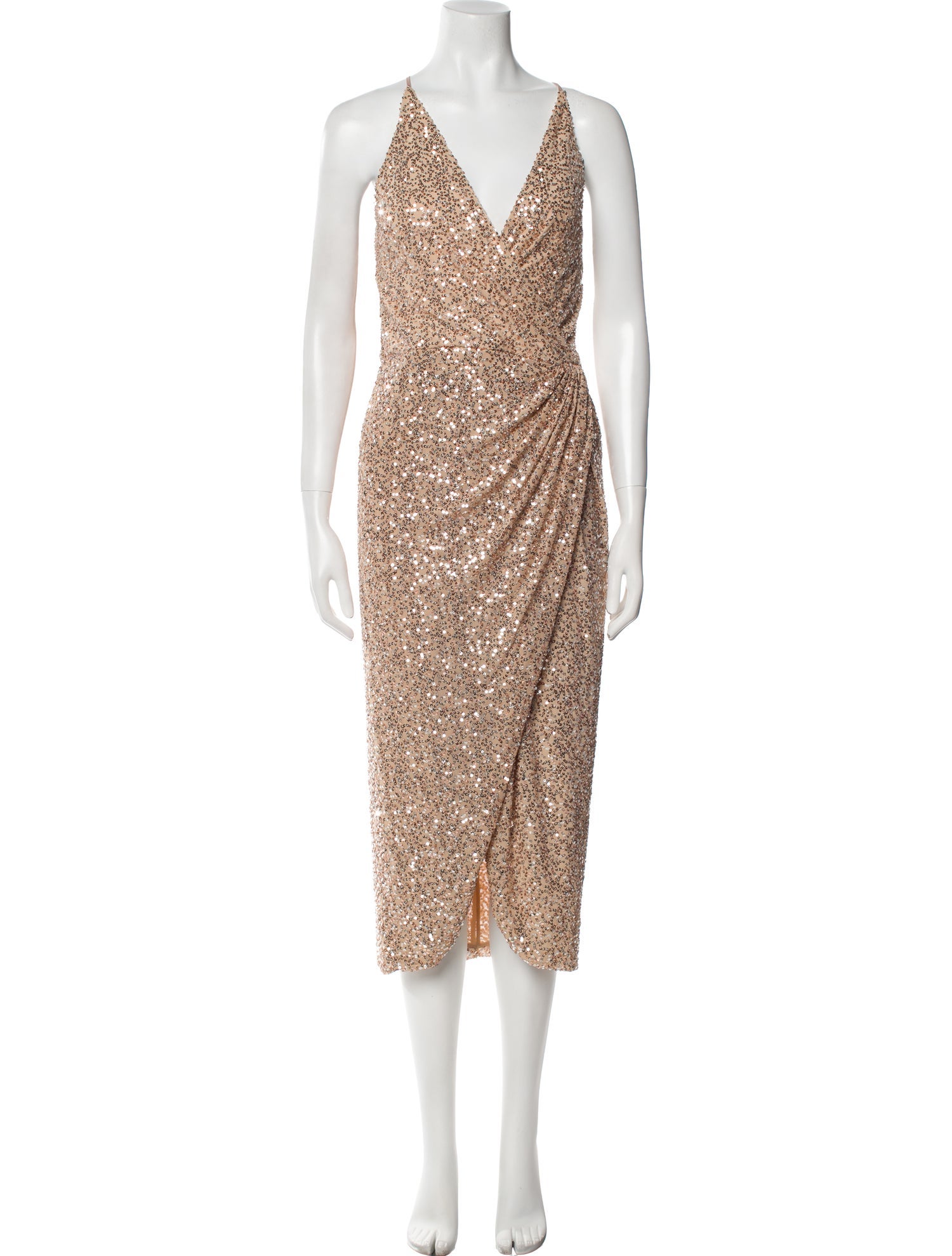 Jonathan Simkhai V-Neck Midi Length Dress w/ Tags