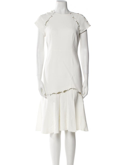 Jonathan Simkhai Crew Neck Knee-Length Dress