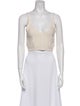 Jonathan Simkhai Wool V-Neck Crop Top
