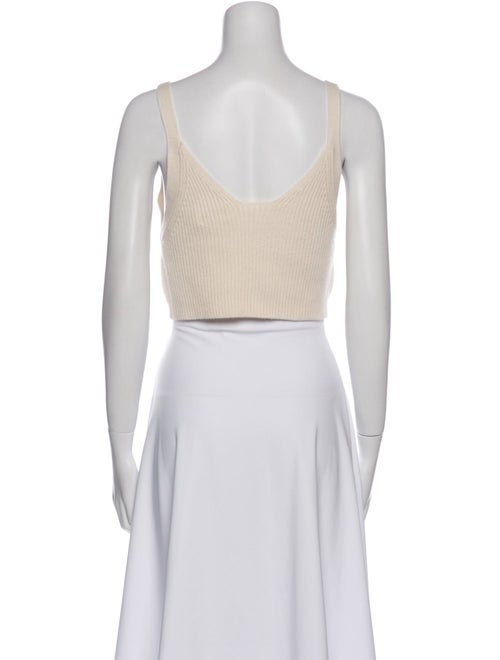Jonathan Simkhai Wool V-Neck Crop Top