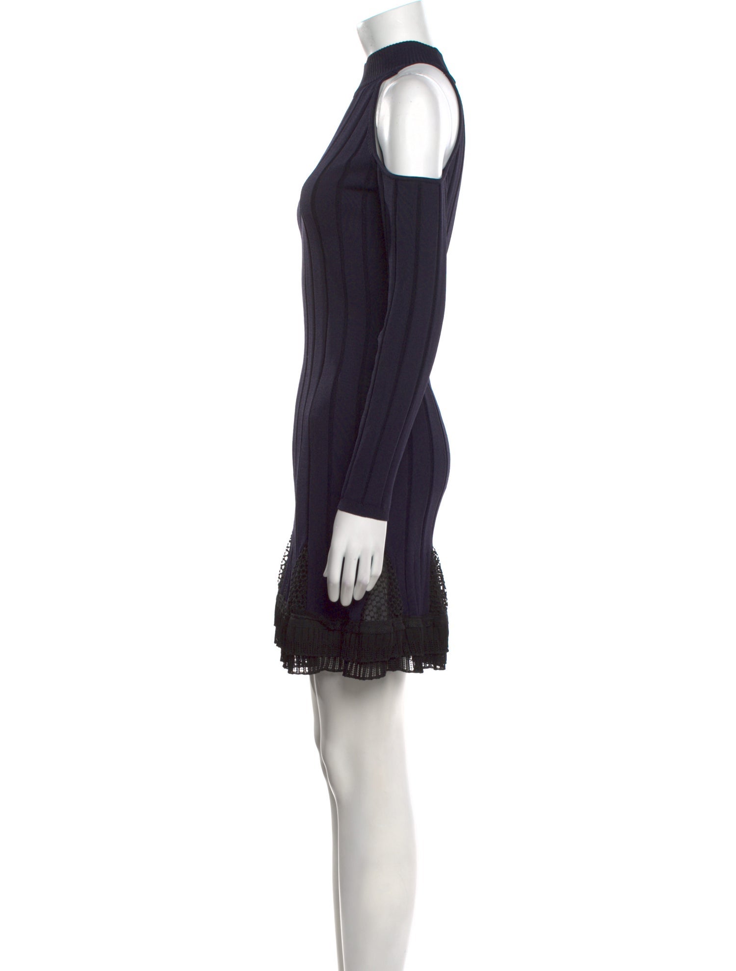 Jonathan Simkhai Mock Neck Mini Dress