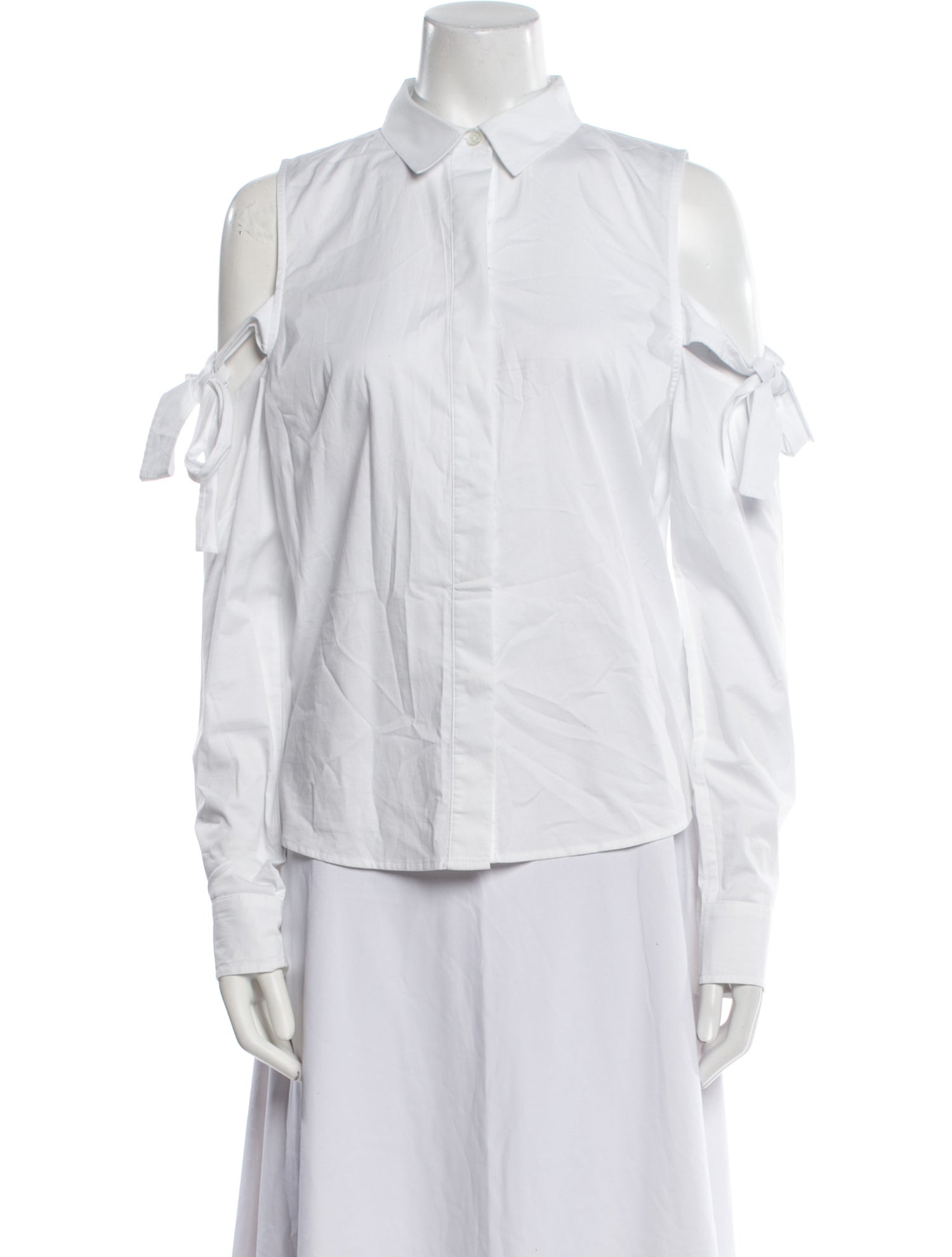 Jonathan Simkhai Long Sleeve Button-Up Top