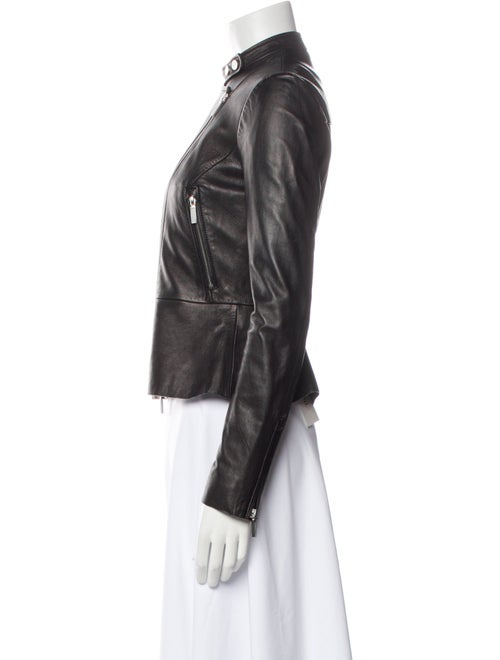 Jonathan Simkhai Lamb Leather Biker Jacket