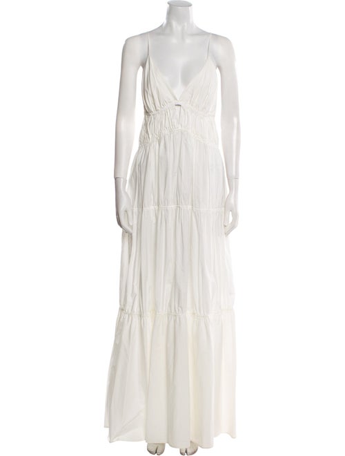 Jonathan Simkhai V-Neck Long Dress
