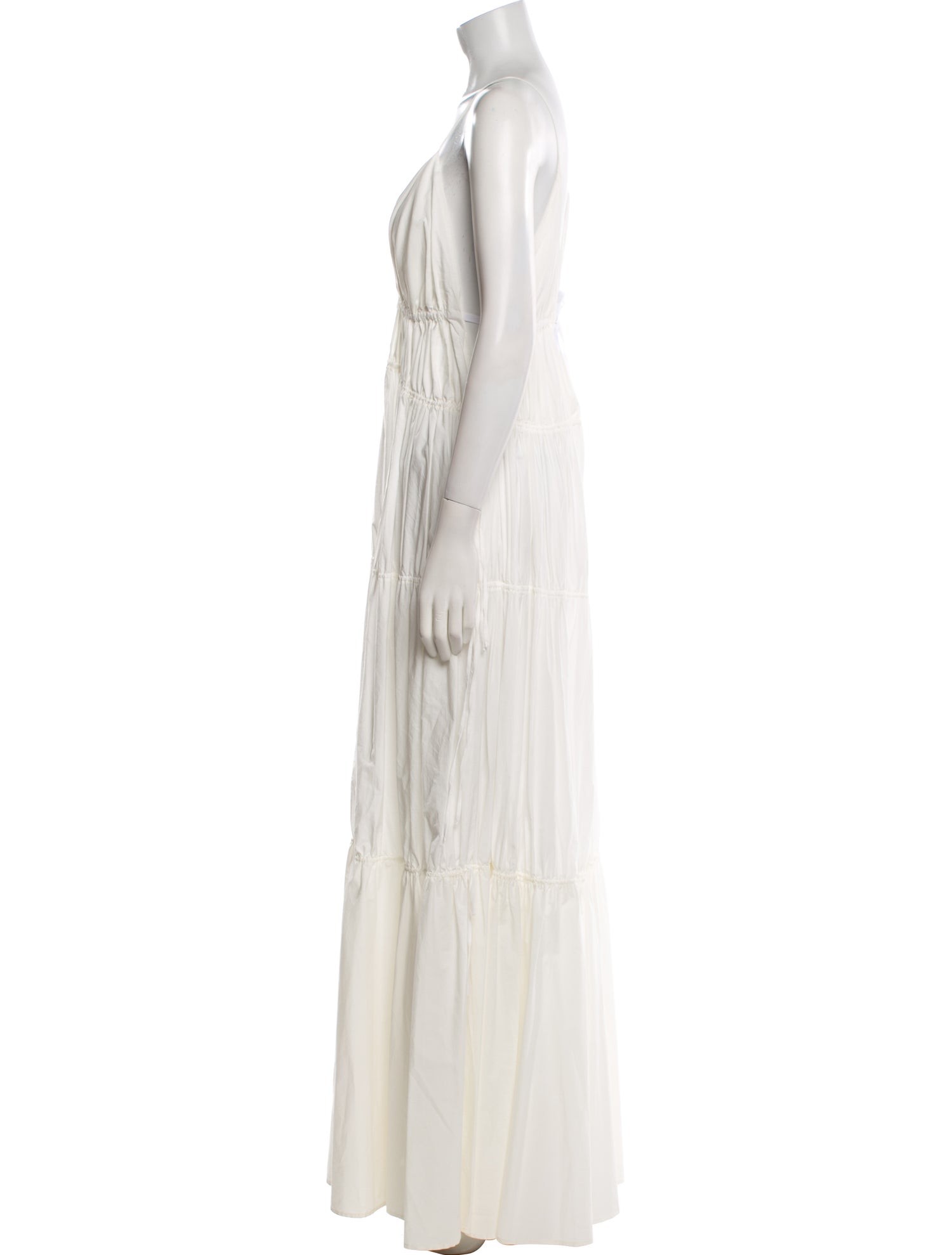 Jonathan Simkhai V-Neck Long Dress