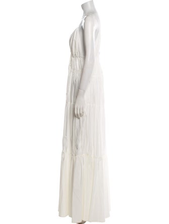 Jonathan Simkhai V-Neck Long Dress
