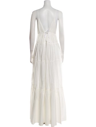 Jonathan Simkhai V-Neck Long Dress