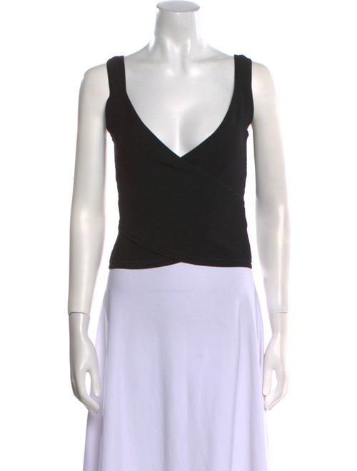 Jonathan Simkhai V-Neck Sleeveless Crop Top