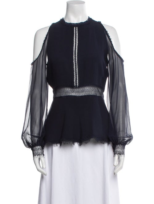 Jonathan Simkhai Silk Crew Neck Blouse