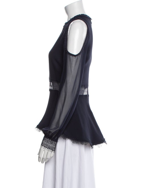 Jonathan Simkhai Silk Crew Neck Blouse