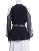 Jonathan Simkhai Silk Crew Neck Blouse