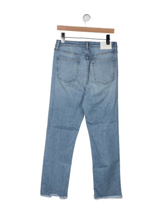 Jonathan Simkhai High-Rise Straight Leg Jeans