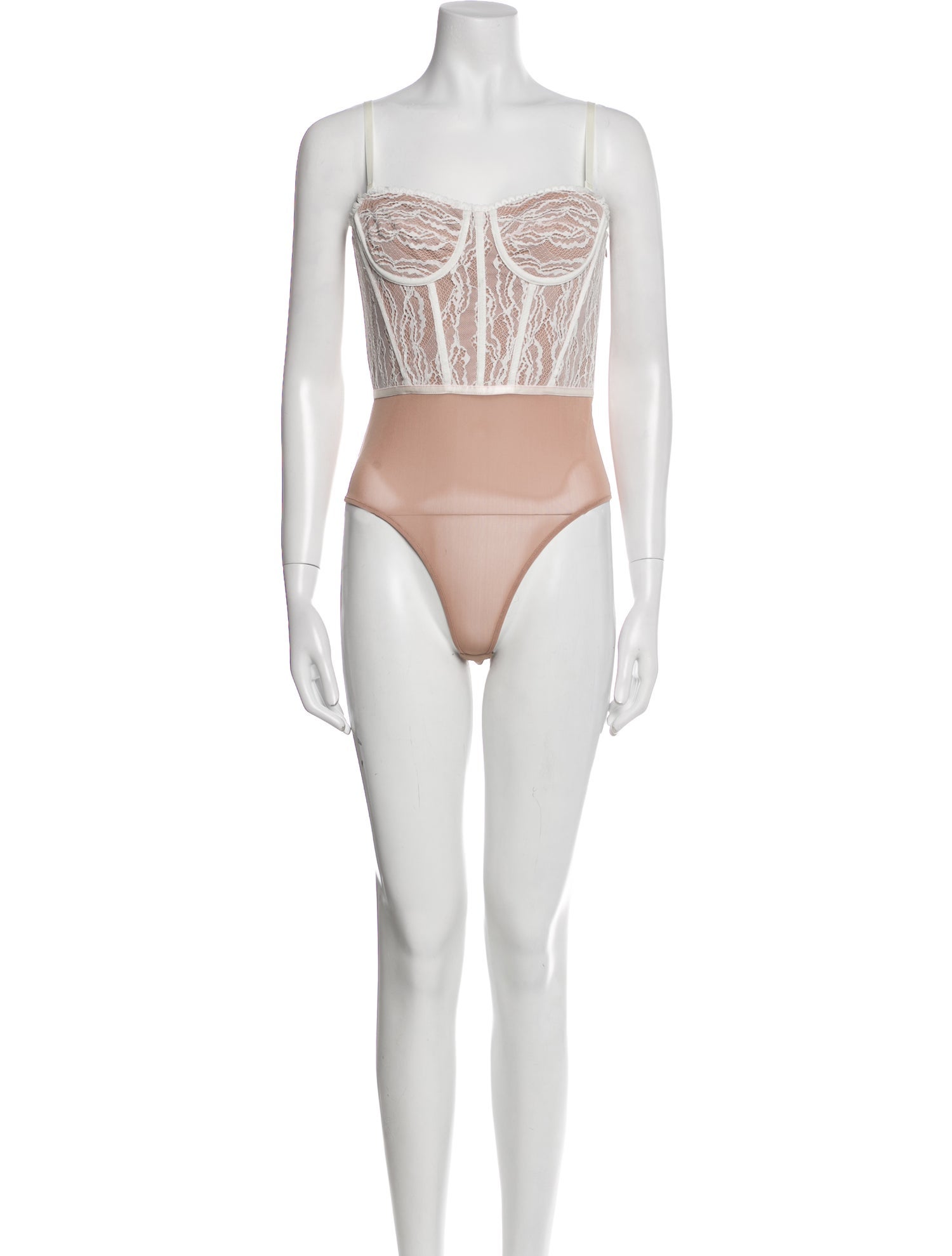 Jonathan Simkhai Square Neckline Sleeveless Bodysuit