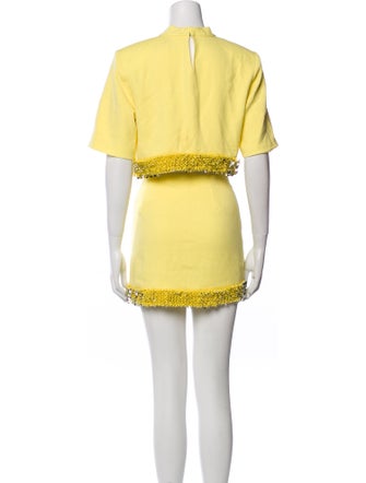 Jonathan Simkhai Keyhole Accent Skirt Set