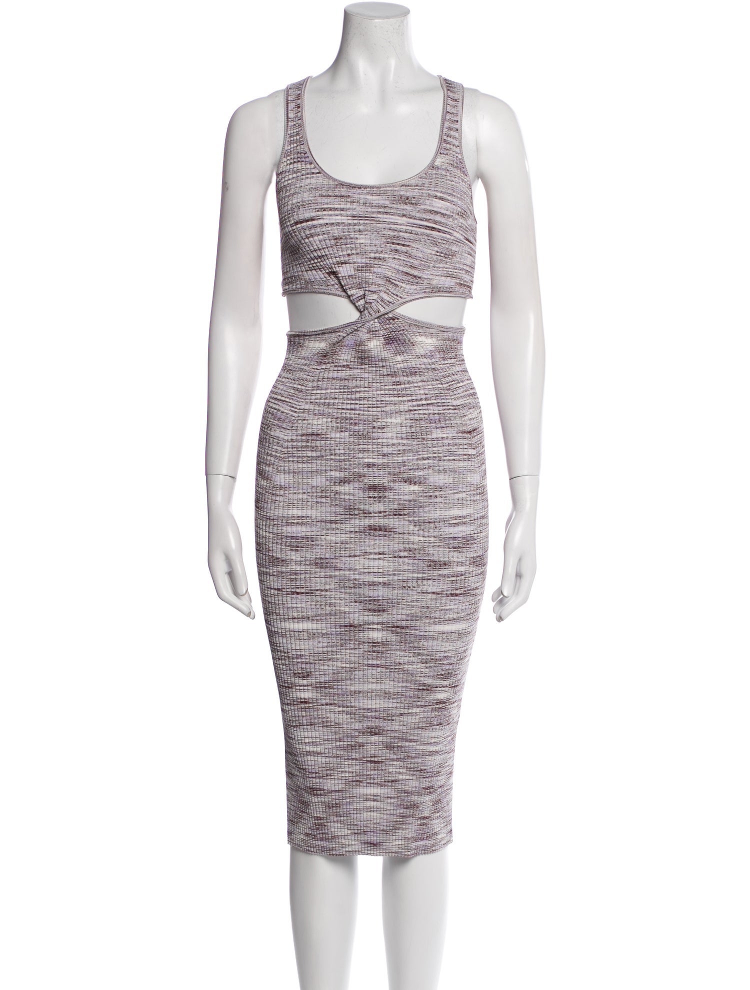 Jonathan Simkhai Striped Midi Length Dress