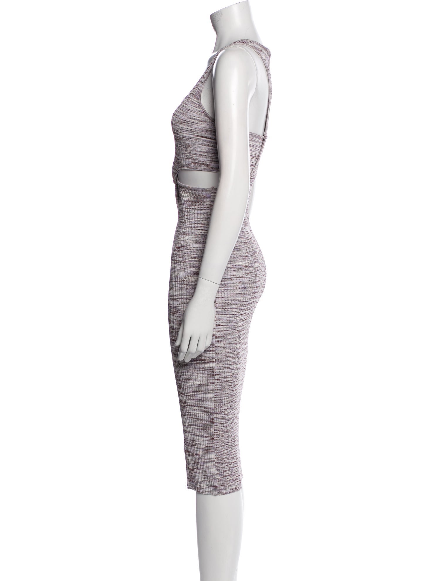 Jonathan Simkhai Striped Midi Length Dress