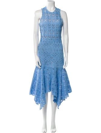 Jonathan Simkhai Lace Pattern Long Dress