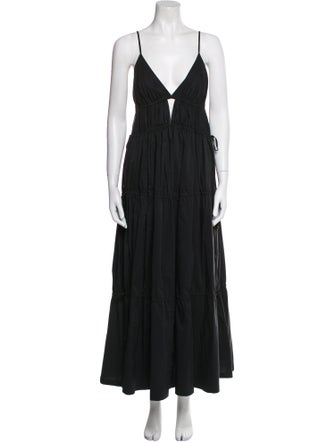 Jonathan Simkhai V-Neck Long Dress