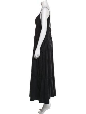 Jonathan Simkhai V-Neck Long Dress