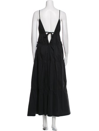 Jonathan Simkhai V-Neck Long Dress
