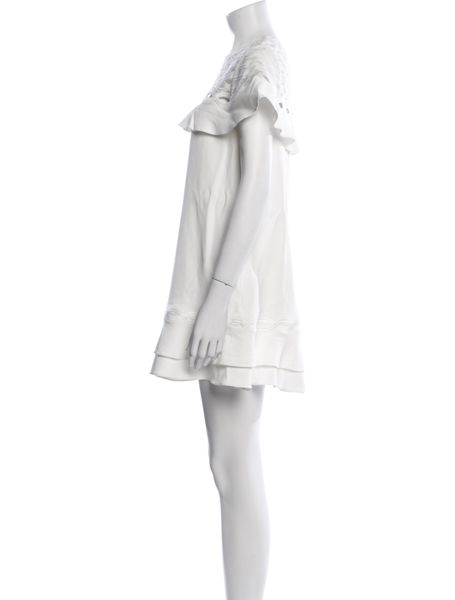 Jonathan Simkhai Crew Neck Mini Dress