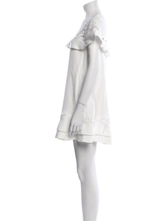 Jonathan Simkhai Crew Neck Mini Dress