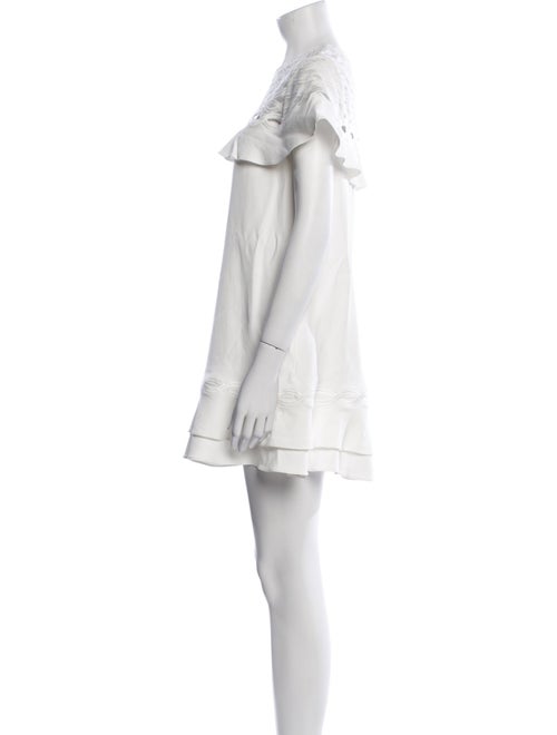 Jonathan Simkhai Crew Neck Mini Dress