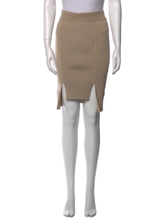 Jonathan Simkhai Wool Knee-Length Skirt