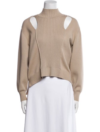 Jonathan Simkhai Wool Mock Neck Sweater