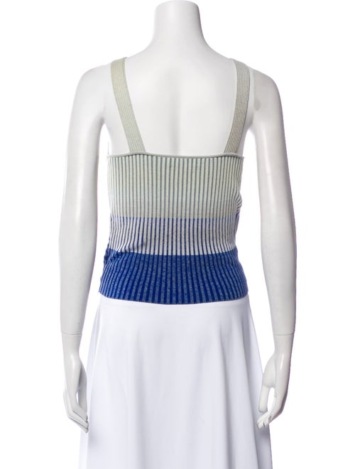 Jonathan Simkhai Striped Halterneck Crop Top