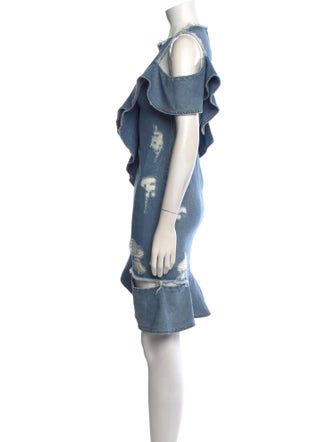 Jonathan Simkhai Crew Neck Midi Length Dress